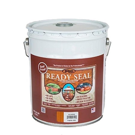 Topaz Electric 5 gal Pail Redwood Exterior Wood Stain & Seale TO601309